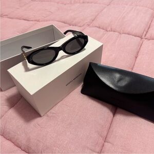 Gentle Monster VAMP Black Oval Sunglasses
